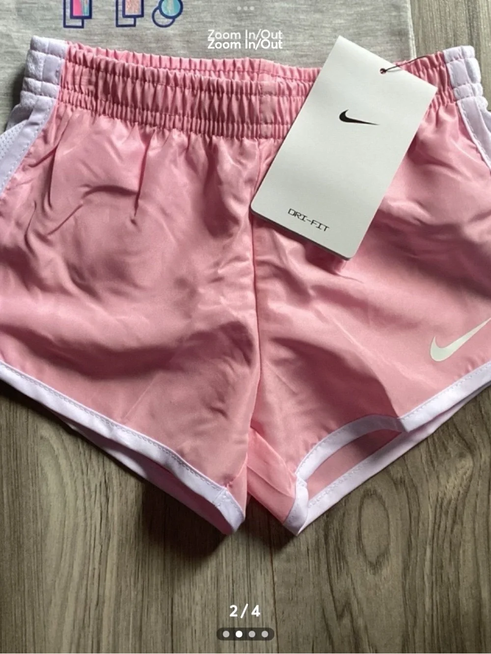 Nike Girls Tee & Shorts outfit size 2T(NWT) ~FIRM, NO OFFERS~ - Picture 2 of 4